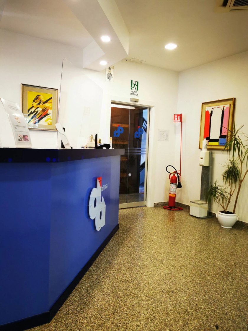 Reception dello studio dentistico al Flaminio a Roma
